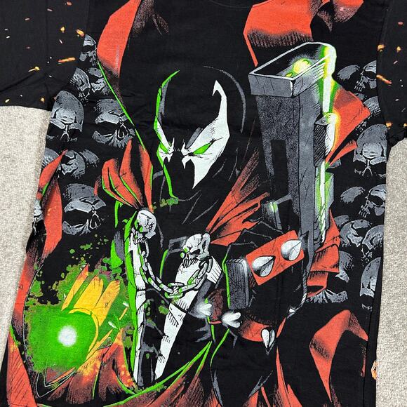 Spawn Vs Violator AOP Double Sided All Over Print Todd Mcfarlane Size XL T-Shirt - Picture 3 of 8